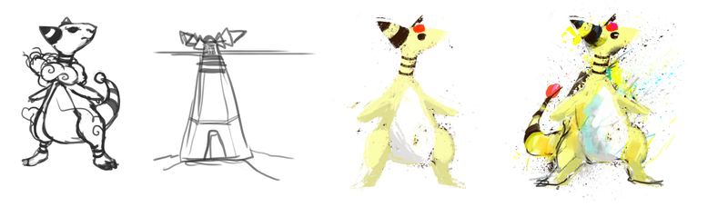 Illustration for article titled Amplified Ampharos! Pokemon One a Day, Series 2!
